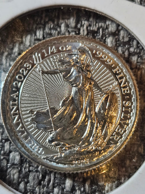 2023 1/4oz- Silver Brittania .999 Fine Silver